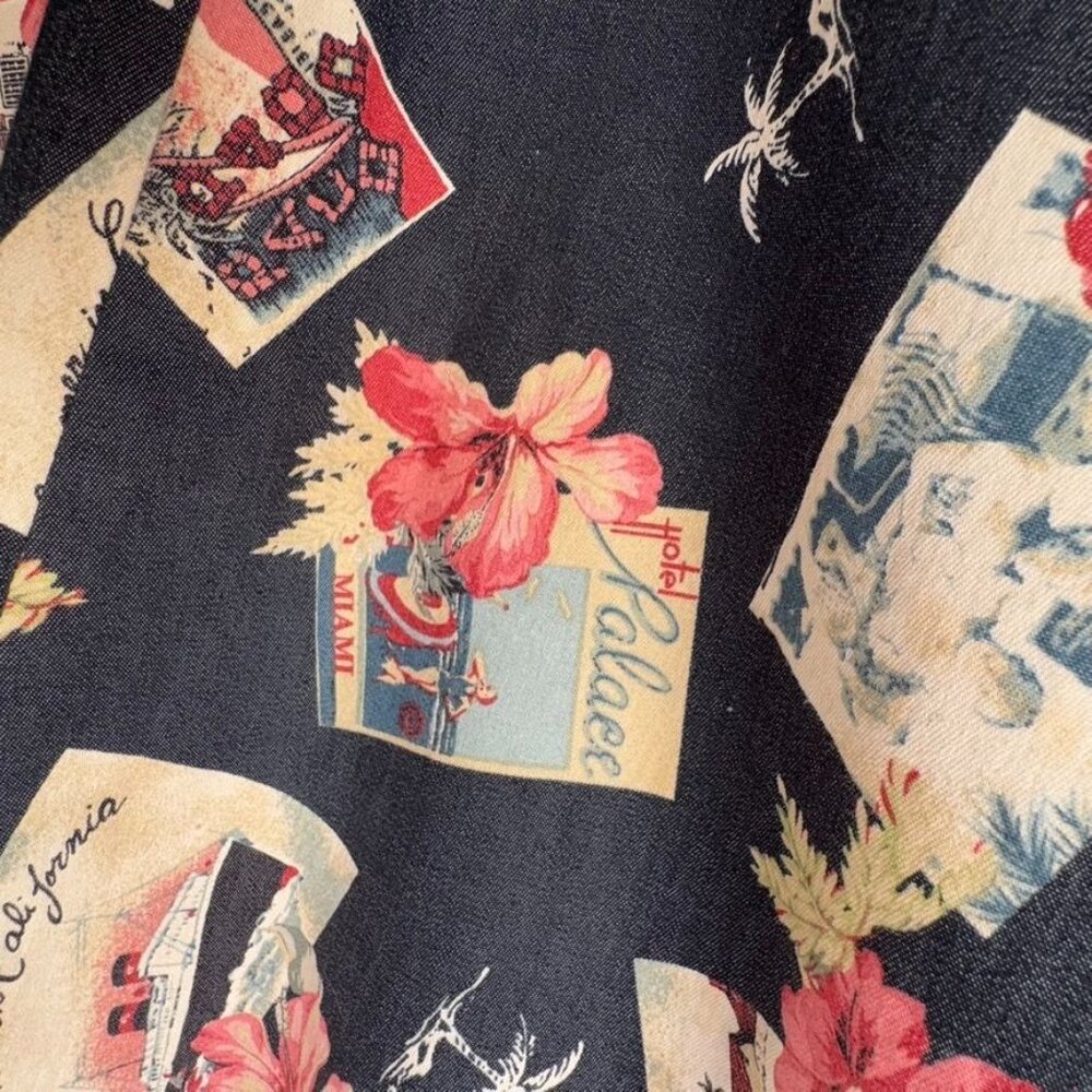 Tiki Floral Print Midi Dress - Picture 6 of 10
